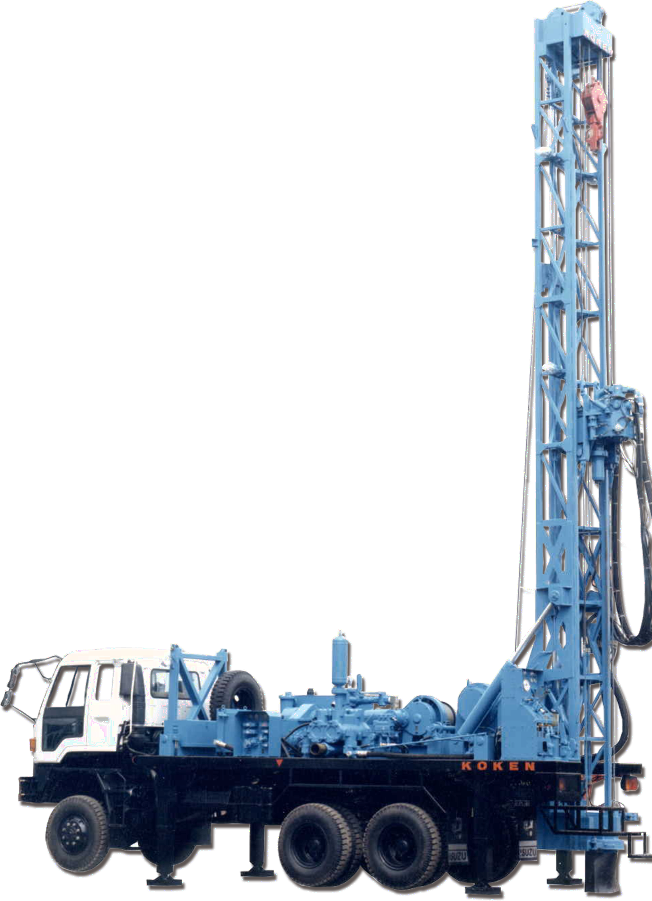 卡车上搭载型水井钻机